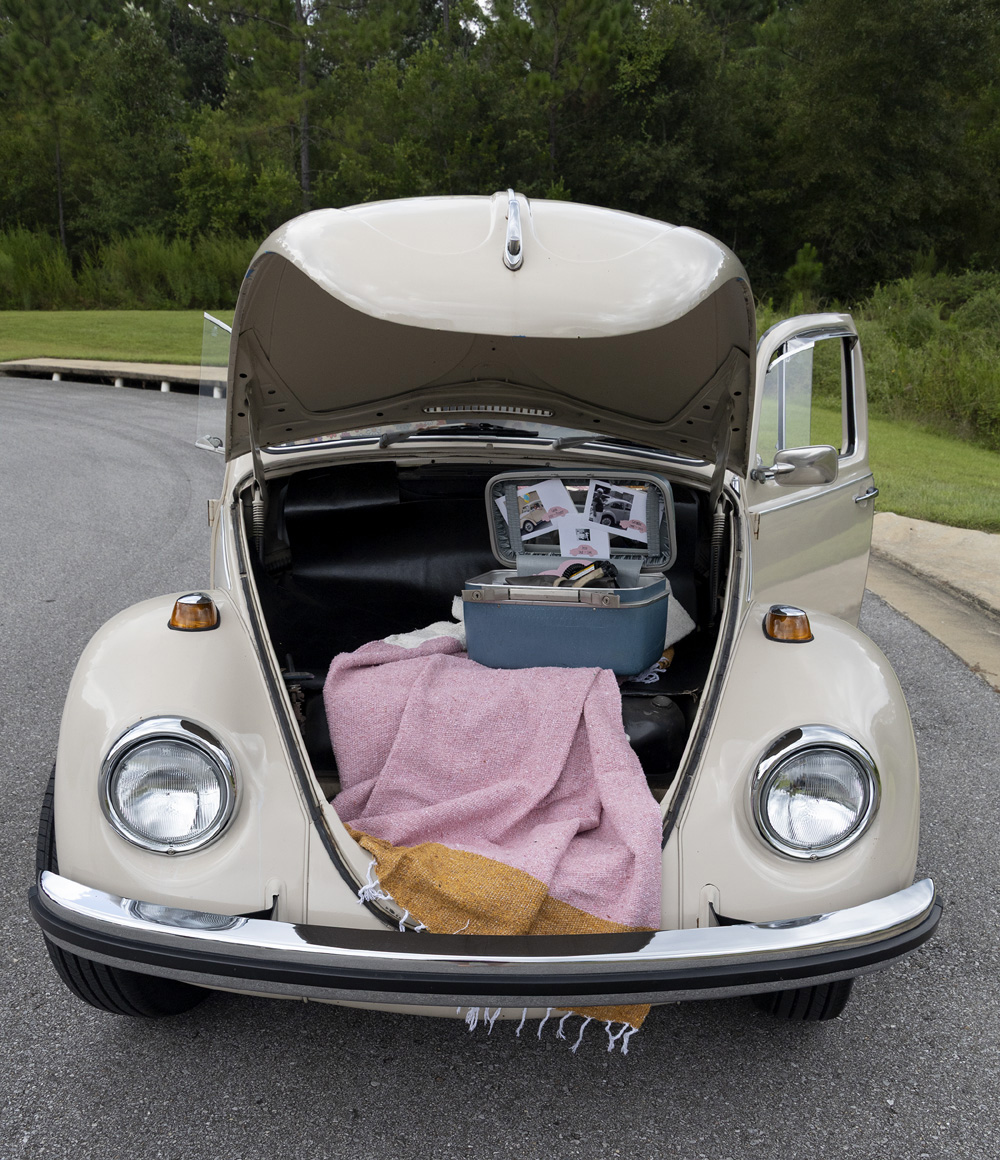 Restored 1968 VW Beetle exterior profile showing classic body lines