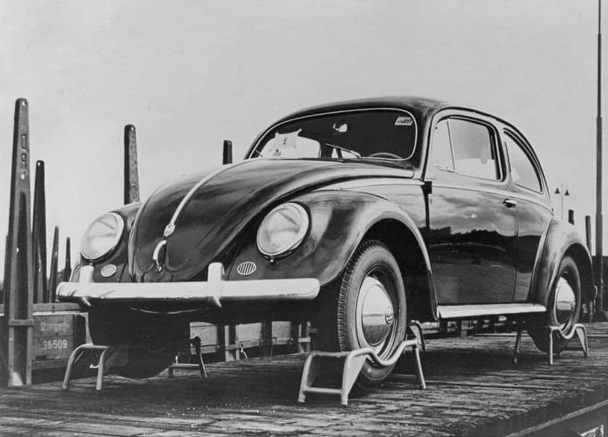 The original Volkswagen Type 1 is seen here